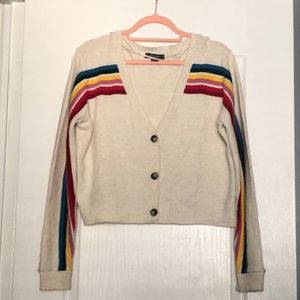 Primark rainbow cropped cardigan